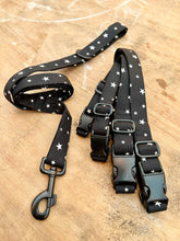 Load image into Gallery viewer, Black stars (leads,collars, harnesses and more)