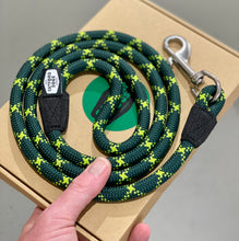 Load image into Gallery viewer, Green & Yellow Catford dog lead