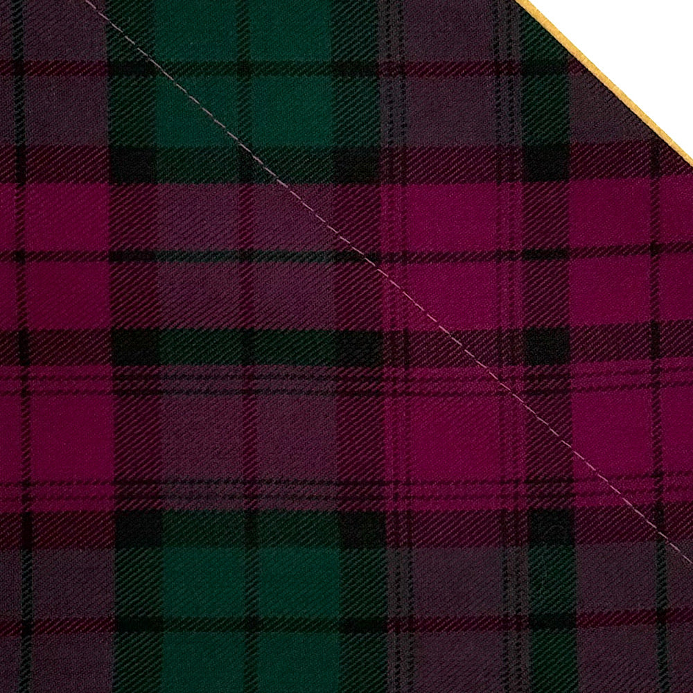 Mulberry Tartan dog collar