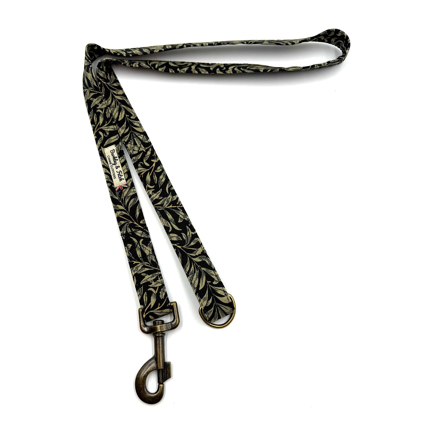 Black Willow Print dog lead