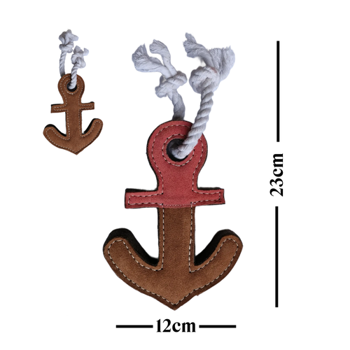 Anchor  - Eco Leather Dog Toy