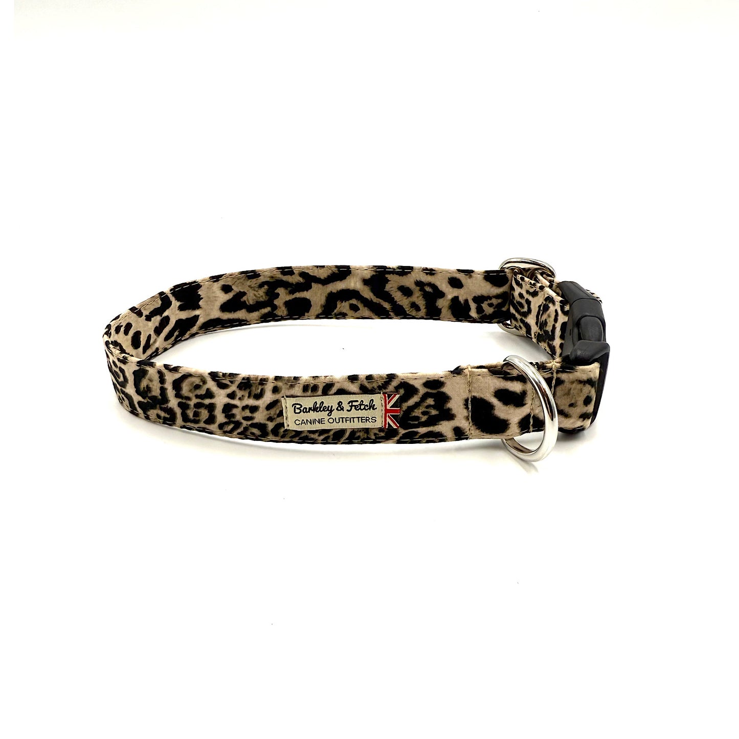 Leopard Print dog collar