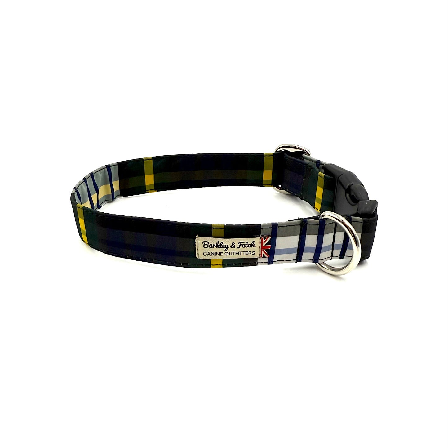 Weatherproof Tartan dog collar