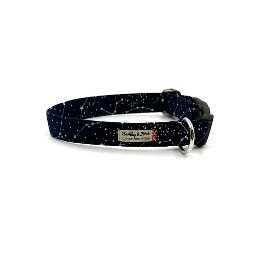 Zodiac Print dog collar