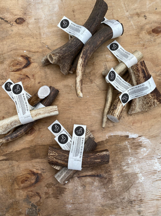 Antler chews naturally shed grade AA