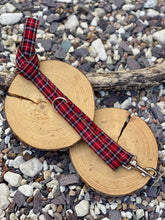 Load image into Gallery viewer, Classic Red Stewart tartan collar &amp; Leads