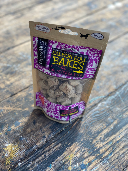 Salmon roll bakes from Green & Wilds