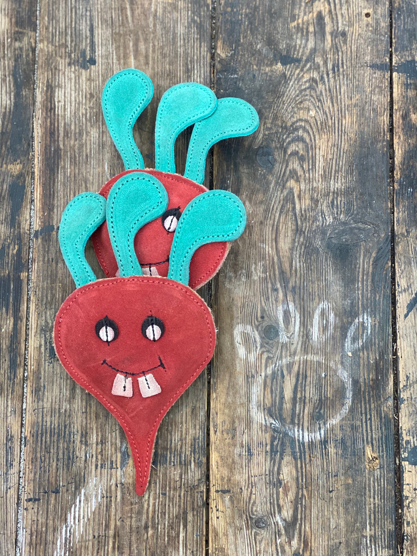Terry the turnip eco friendly dog chew toy