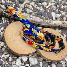 Load image into Gallery viewer, “Sun flowers” dog collars by Barkley and fetch