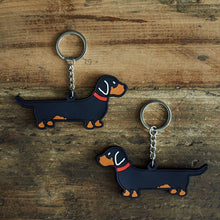 Load image into Gallery viewer, Dachshund key ring by sweet William