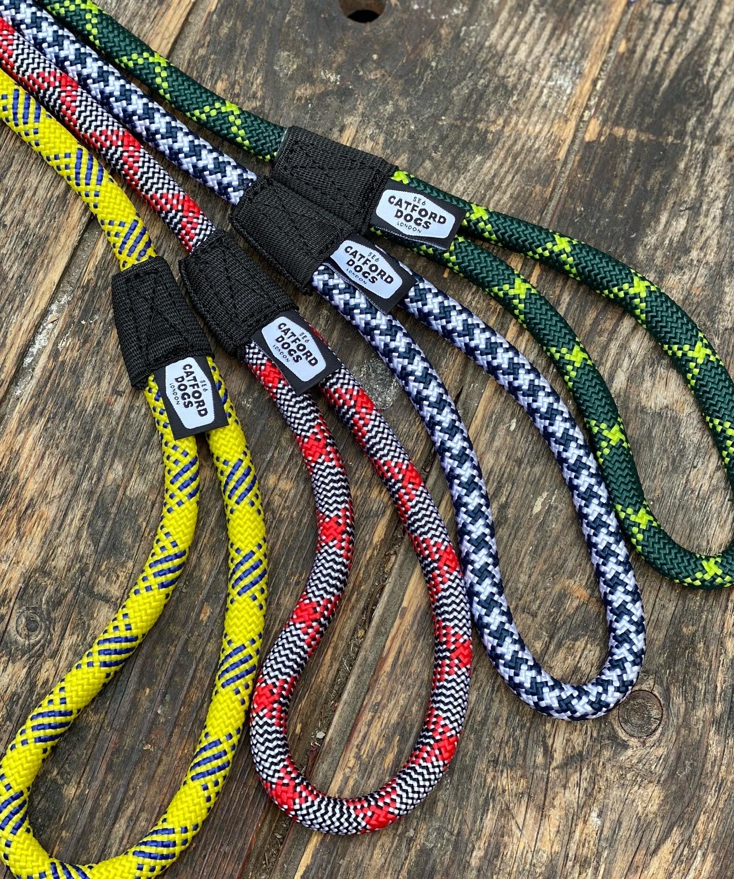 Yellow & Royal Blue Catford dog lead