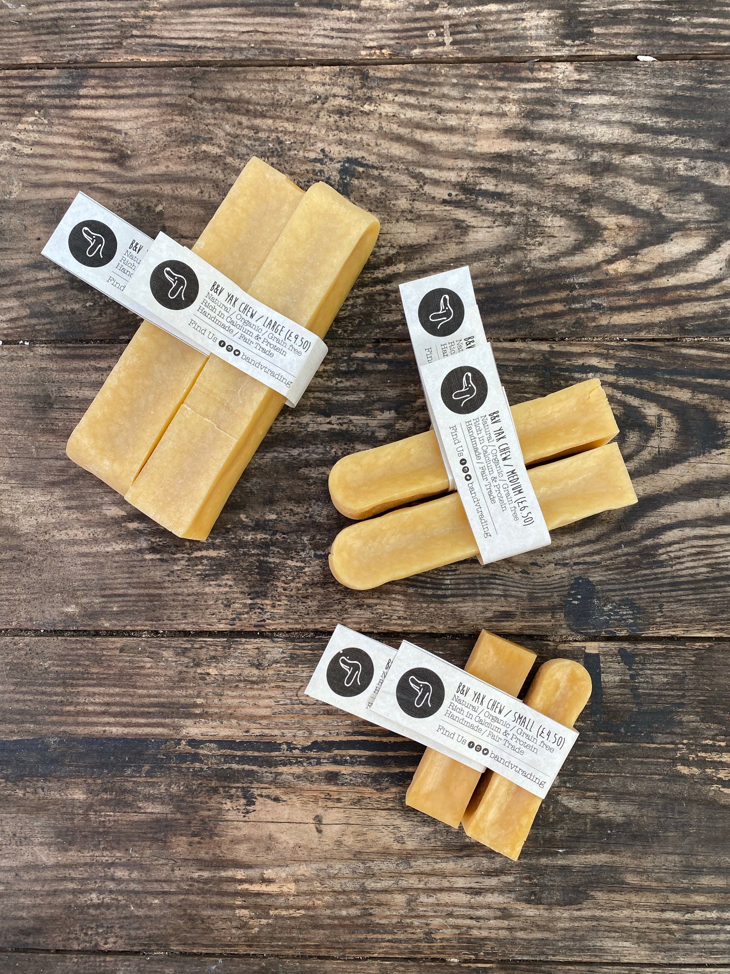 Long lasting Yak Chews 100% natural & organic chews