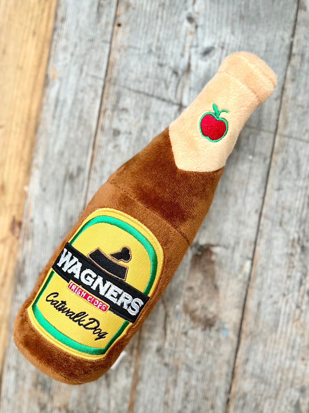 “Wagners cider” bottle plush toy