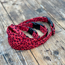 Load image into Gallery viewer, Red leopard print dog collars