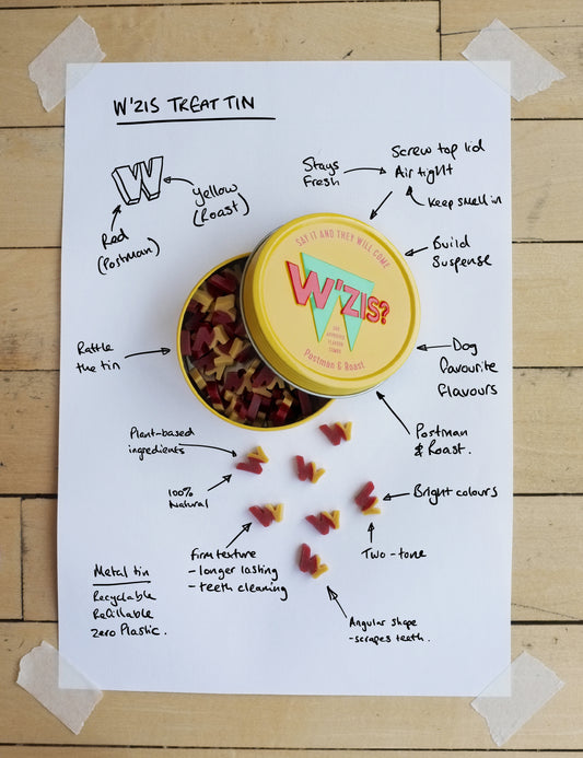 Postman & roast treats (in tin) By W’zis