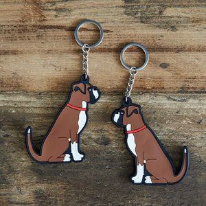 Boxer key ring by sweet William