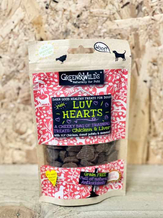 Luv heart chicken & liver treats